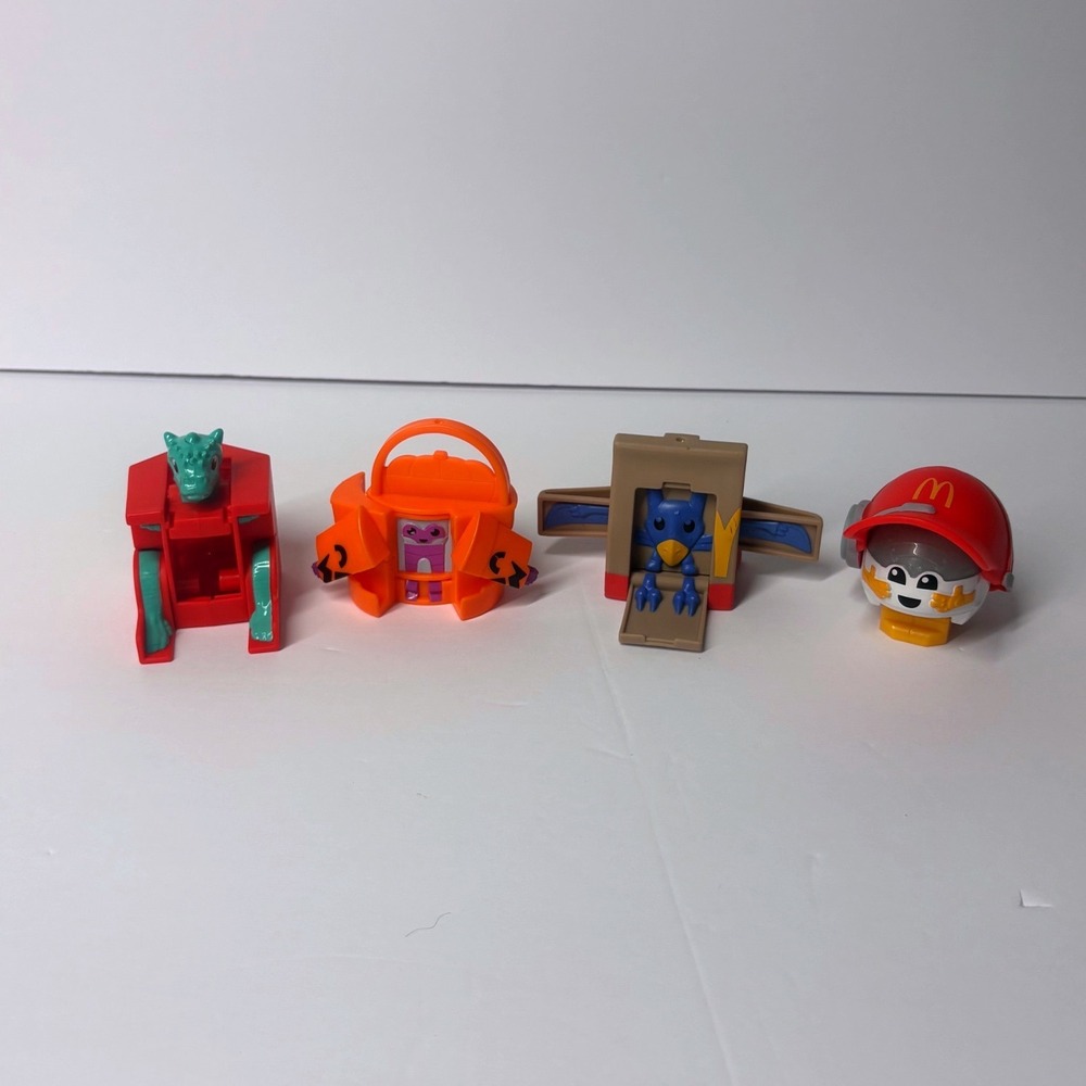 McDonalds 2026 Happy Meal Changeables Toys Transformers #3, 5, 6, 12 - Lot of 4